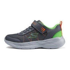 Skechers Anti Slip Wear Resistant Low Top Kids' Running Shoes Gray Green Kids' Gray Green, 28.5