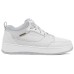 Skechers Court Classics Anti-Slip Wear-Resistant Mid-Top Skateboard Shoes Men's Snow White Белый, 41