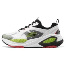 Skechers Cushioning Rebound Low-Top Running Shoes Men's White Разноцветный, 41