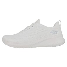Skechers Bob's Cushioning Anti-Slip And Wear-Resistant Low-Top Casual Shoes Women's All White 38