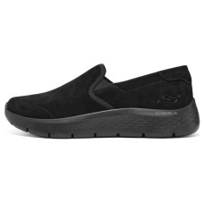 Skechers Go Walk Fle Anti-Slip Wear-Resistant Breathable Lightweight Low-Top Casual Shoes Men's Black Черный, 44