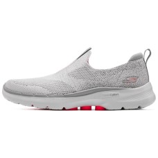 Skechers Go Walk 6 Breathable Cushioning Rebound Low-Top Casual Shoes Women's Gray 35