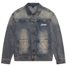 Jeep Denim Jackets Unisex Yellow Mud, M