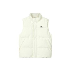 Skechers Colorful Vest Unisex Cream Ecru Cream Beige White, XL