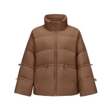Skechers Down Jacket Women's Coffee Brown Коричневый, M