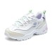 Skechers D'LITES 1.0 Slip Resistant, Abrasion Resistant, Breathable, Lightweight Low Top Casual Shoes Белый, 35.5