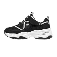 Skechers Non slip Breathable And Wear resistant Low Top Kids Lifestyle Shoes Black Kids' Черный, 27.5