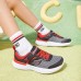 Skechers Abrasion Resistant Slip Resistant Kids Lifestyle Shoes Black Red Kids' 30