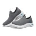 Skechers Breathable Low-Top Casual Shoes Men's Dark Gray Серый, 44