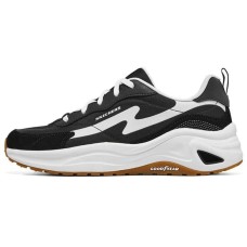 Skechers D'lites Jogger Kadn Siyah Sneakers 'Black White' Women's 35