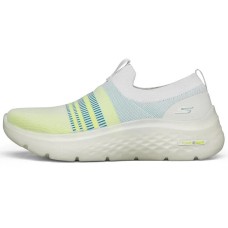 Skechers GO WALK Series Breathable Wear-Resistant Cushioning Low-Top Casual Shoes Women's White Multicolor 37