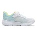 Skechers Slip-Resistant Breathable Lightweight Kids Lifestyle Shoes White Multi-colored Teenagers White multi-colored, 28.5