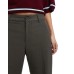 Pull&Bear high waist straight leg trousers in dark brown Коричневый, US 4