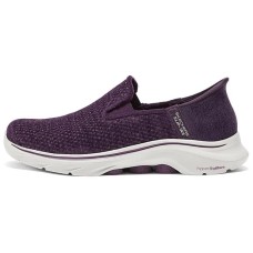 Skechers WOMEN'S GO WALK Anti-Slip Wear-Resistant Low-Top Casual Shoes Women's Burgundy Бордовый, 38