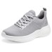 Skechers Breathable Low-Top Casual Shoes Women's Серый, 37.5