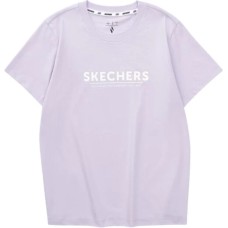 Skechers Regular T Shirt Women's Purple Фиолетовый, S