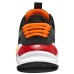 Skechers Ultrasurge Anti Slip Wear Resistant Low Top Kids Lifestyle Shoes Black White Orange Teenagers Черный, 28.5