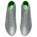 Skechers Artificial Ground Slip-Resistant Coverage Soccer Shoes Men's Silver Green Silver/Lemon, 42.5