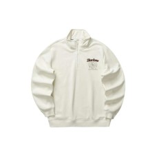 Skechers Sweatshirts Unisex Cream Ecru Cream Beige White, S
