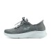 Skechers Slip Ins Slip-Ins Technology Cushioned Wear-Resistant Breathable Low-Top Casual Shoes Women's Gray gray/multicolor, 37.5