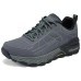 Skechers OUTDOOR MENS Slip-Resistant Breathable Low-Top Outdoor Shoes Men's Charcoal Gray Серый, 43