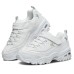 Skechers Kids Slip Resistant Cushioning Wear Resistant Breathable Low Top Kids Lifestyle Shoes Silver Kids' 30