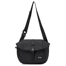Skechers Sports Alliance Series Fabric Shoulder Bag Crossbody Bag Unisex Charcoal Black сажа