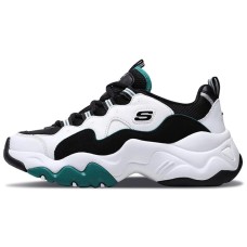 Skechers D'lites 3.0 Gs Black/White/Green Women's 35