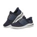 Skechers Slip Ins Delson 3.0 Cushioned Slip-Resistant Abrasion-Resistant Low-Top Casual Shoes Men's Blue Black Blue Black, 41