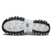 Skechers D'LITES 1.0 Non-slip Wear-resistant Shock Absorption Low-Top Chunky Sneakers Women's White Gray White gray, 35.5