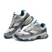 Skechers Cushioning, Wear Resistant Low Top Casual Shoes Men's Gray White Серый Белый, 43