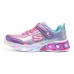 Skechers Sweetheart Lights Anti Slip Wear Resistant Kids Lifestyle Shoes Purple Glow Teenagers 36