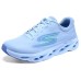 Skechers Women's GO Series Abrasion Resistant Low Top Running Shoes Women's Blue Light Cyan, 36