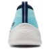 Skechers Go Walk Fle Breathable Low Top Running Shoes Women's Turquoise navy/light green, 38.5