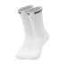 Skechers Mid Calf Socks Unisex 1 Pack Bright White 1 Pack (Bright White/0019), S