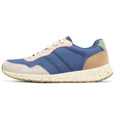 Skechers BOBS GROOVE Cushioning Anti-Slip And Wear-Resistant Low-Top Casual Shoes Women's Blue Multicolor 35.5