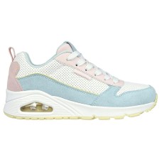 Skechers Wear-Resistant Balance Low-Top Casual Shoes Women's Blue Pink голубой розовый, 36
