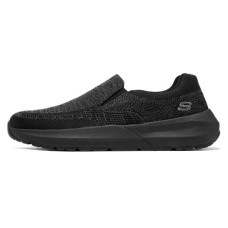 Skechers Cushioning, Wear Resistant Low Top Casual Shoes Men's Black Черный, 42