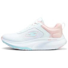 Skechers Anti-Slip Wear-Resistant Low-Top Casual Running Shoes Women's White Pink Blue White Pink Blue, 38