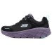 Skechers Anti-Slip Wear-Resistant Low-Top Casual Running Shoes Women's Black Purple Черно-фиолетовый, 38