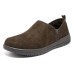 Skechers Cushioning Wear-Resistant Low-Top Casual Shoes Men's Chocolate Коричневый, 39.5