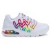 Skechers Uno 2 Shoes - Floating Love W 155521-WHT 39.5