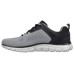 Skechers Cushioning Slip Resistant Waterproof Low Top Running Shoes Men's Black Gray Black Gray, 39.5