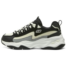Skechers Dlites 1.0 'Black Beige' Women's Black Sugar Oolong, 37.5