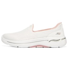 Skechers Go Walk Arch Fit 'White Light Pink' Women's 38