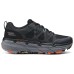 Skechers Anti-Slip Wear-Resistant Low-Top Trail Running Running Shoes Men's Black Gray Orange Черный, 42