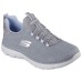 Skechers Summits Anti Slip Wear Resistant Low Top Casual Shoes Women's Gray Серый, 35.5