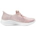 Skechers Slip Ins Breathable Lightweight Low-Top Casual Shoes Women's Pink Розовый, 36