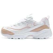 Skechers D'LITES 1.0 Wear-Resistant Support Height Increasing Low-Top Chunky Sneakers Белый, 37.5