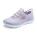 Skechers Slip Ins Slip-Ins Technology Anti-Slip Wear-Resistant Low-Top Casual Shoes Women's Purple Фиолетовый, 35.5